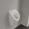 VILLEROY & BOCH O.novo Compact odsávací pisoár s cieľovým objektom, pre poklop, 290 x 245 x 495 mm, biela alpská, s povrchom CeramicPlus, 755706R1