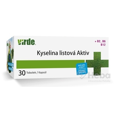 Virde Kyselina listová Aktiv 30 kapsúl