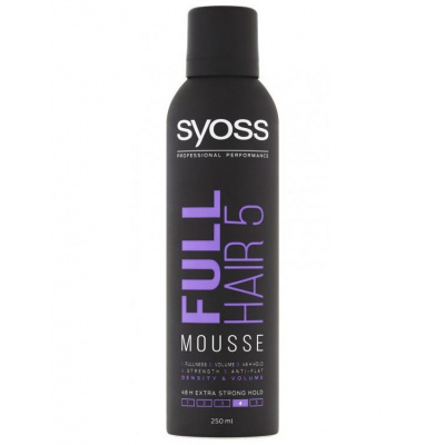 SYOSS Professional Full Hair 5 Mousse 250ml - penové tužidlo pre objem vlasov