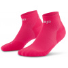 CEP Core Run Socks 5.0 Low Cut kotníkové ponožky dámské Barva: Pink, Velikost: IV