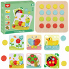TOOKY TOY Detské puzzle Zvieratká Zodpovedajúce učenie tvarov Farby + dosky