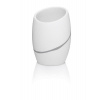 KELA Hrnek Talus polyresin bílá KL-20302
