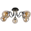 Candellux Unica stropné svietidlo 5x40 W čierna-zlatá 35-00897