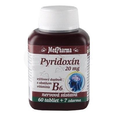 MedPharma Pyridoxin vitamin B6 20 mg 67 tabliet