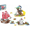 Sada Cogo Piráti 3v1, kompatibilná, 260 dielikov