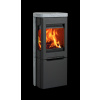 JOTUL F 165 S BP mastek, podstavec s dvířky, boční prosklení, černý lak