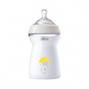 Chicco NaturalFeeling vzorovaná plastová fľaša, 330 ml, unisex