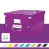 Archivačná krabica LEITZ WOW Click & Store A4 28.1 x 20 x 37 cm, purpurová (60440062)