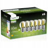6x LED žiarovka E27 Guľôčka 7W 806lm 4000K Neutrálna 360° FILAMENT LUMILED