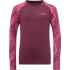 Dětské funkční termo triko KLIMATEX Ravn vínová Velikost: 122