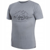 Sensor Merino Active PT Van Life Pánske tričko s krátkym rukávom sivé L