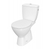 CERSANIT - WC kombi Kaskade 207 3/6l so spodným odpadom, sedátko polypropylénové (K100-207)
