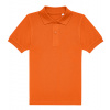 B&C Detské polo tričko PK001 Pure Orange 5/6 (110/116)