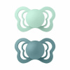 BIBS Couture anatomické cumlíky zo silikónu 2ks - veľkosť 2 - Nordic Mint / Island Sea