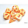 Sada kociek na RPG: Chessex - Festive Sunburst Red (7 ks)