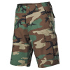 Nohavice krátke MFH BDU short RIP/STOP 01512T - woodland