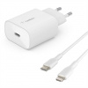 Belkin 25W USB-C PPS nabíječka + 1m USB-C na lighting kabel WCA004vf1MWH-B5