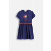 COCCODRILLO COCCODRILLO Pletené šaty s krátkym rukávom rozmer 98 farba tmavomodrý pre dievčatá