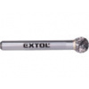Extol Industrial 8703734 fréza karbidová, guľová, pr.10mm/stopka 6mm,sek stredná (double-cut)