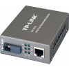 TP-LINK MC112CS 10/100Mbps RJ45 to 100Mbps Single-mode SC Fiber Converter,Full-duplex,Tx:1310nm,Rx:1550nm,Up to 20km