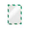 Durable Samolepiaci Duraframe Security A4, zeleno-biely, bal.2 ks
