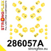 286057A: Strongflex Kompletní sada silentbloků pro zavěšení varianta SPORT 23mm Custom 281907 - 26mm non power steering 32mm