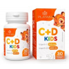 Platan Vitamín C + Vitamín D Kids 30 cmúľacích tabliet