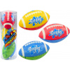 Súprava 3 penových lôpt na rugby v 3 farbách