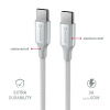 Kábel SWISSTEN Textile II pre Apple USB-C / USB-C - 1,5 m - biely
