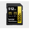 Lexar SDXC Pro 1800x U3 UHS-II R280/W210 (V60) 512GB LSD1800512G-BNNNG