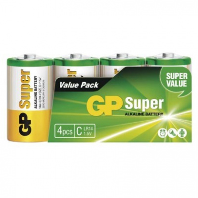 EMOS Alkalická batéria GP Super C (LR14), 4 ks