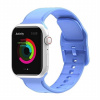 AppleKing jednofarebný silikónový remienok pre Apple Watch 42mm / 41mm / 40mm / 38mm - modrý - možnosť vrátiť tovar ZADARMO do 30tich dní