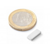 SOLLAU Neodymový magnet hranol 12x5x2 mm, N42, ponikelovaný
