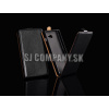 Kožený obal Samsung Galaxy Ace 2 – Flip MN – čierna
