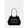 Bavlnená taška Karl Lagerfeld K/RSG B1W50010 čierna ONE SIZE