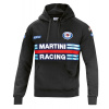 Sparco mikina s kapucí Martini Racing, barva: černá, velikost: XXL