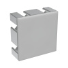 Alusic Záslepka profilu BH 30-8, 60x60, sivá