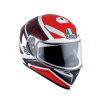 Prilba AGV K-3 SV Pulse White Black Red Veľkosť: XXL (63-64 cm)