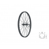 KELLYS Zapletené koleso predné KLS WASPER V-brake F, 24