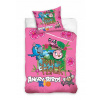 Carbotex Obliečky Angry Birdružová bavlna 140x200 70x80