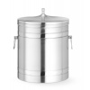 Nádoba na ľad – dvojité steny, BarUp, 5L, Strieborná, ⌀200x(H)230mm dvojstenná 594704