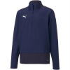 Puma Teamgoal 23 Training quarter Zip Top Jr Fleece Unisex Kids Peacoat/Blue 9-10 rokov