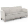Keter SCANDI FORMA 3 SEATER SOFA - Pebble grey/Soft biege