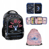 Kompletný školský set PASO STITCH s motívom Disney, batoh, vak a puzdro s vybavením (Objavte kreatívny a praktický školský set PASO STITCH s licenciou Disney, ktorý zahŕňa batoh, vak na topánky a puzd