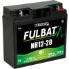 baterie 12V, NH12-20 GEL, 20Ah, 250A, bezúdržbová GEL technologie 186x82x171 FULBAT (aktivovaná ve výrobě)