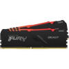 Kingston 32GB DDR4-3200MHz CL16 1Gx8 FURY Beast RGB, 2x16GB KF432C16BB12AK2/32