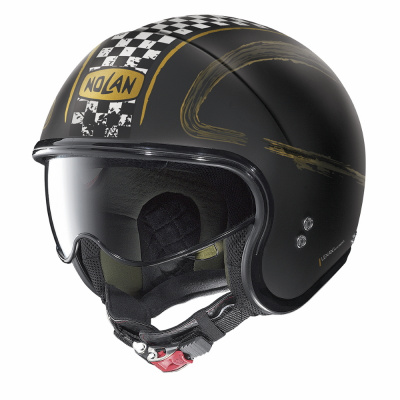 Moto prilba Nolan N21 Getaway Flat Black-Gold - S (56)