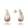 MINET JMAN0565RE01 - MINET Rose gold stříbrné náušnice velké kapky