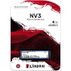 Kingston SSD 4TB NV3, M.2 2280, NVMe PCIe Gen4x4, (R: 6000MB/s; W: 5000MB/s) SNV3S/4000G