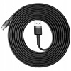 Baseus CAMKLF-HG1 USB, Micro USB, 2A, 3m, černý/sivý